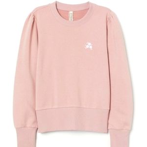 H&M sweater size small in Blush with puffy sleeves